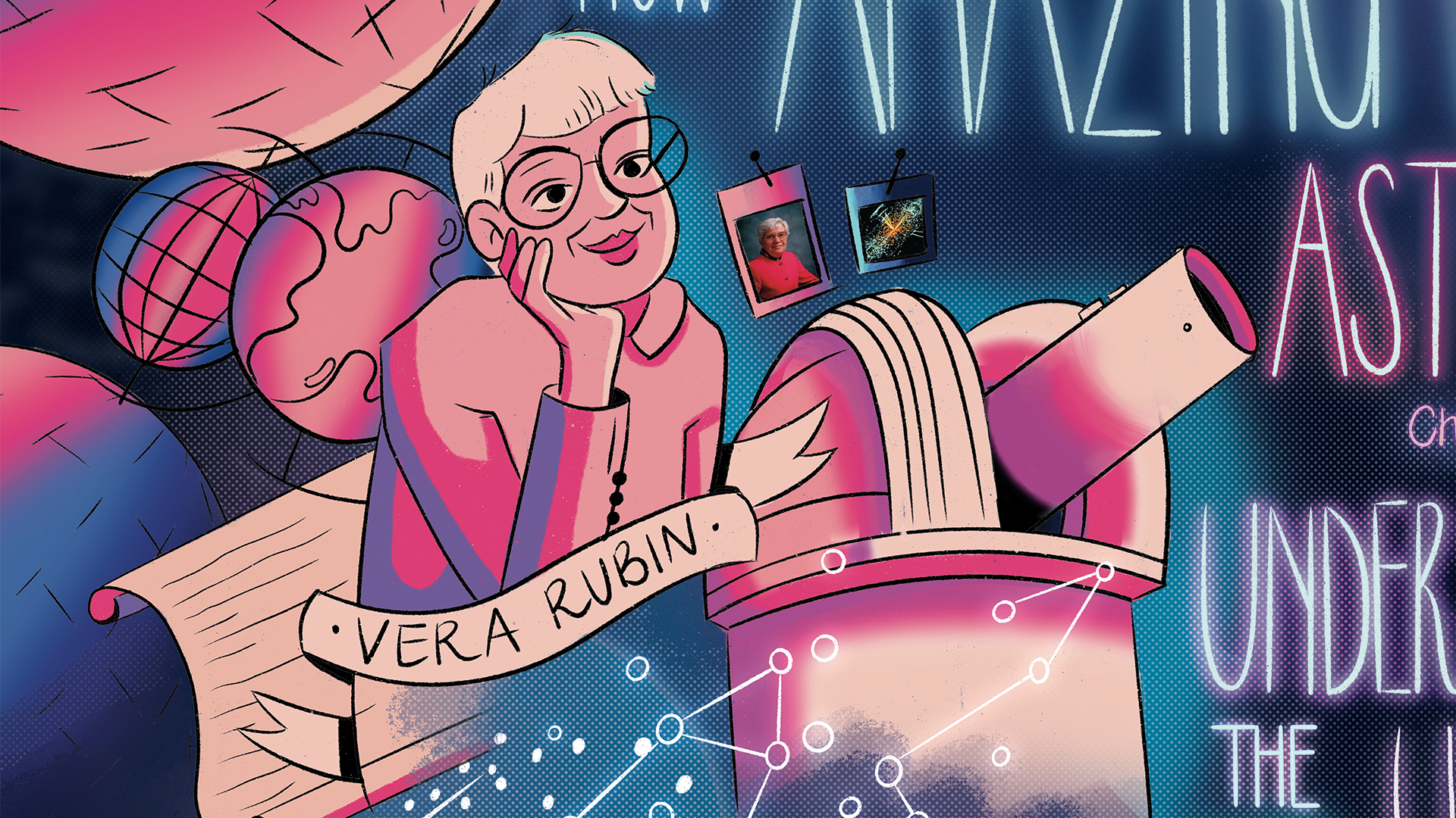 Illustrated Physics Poster